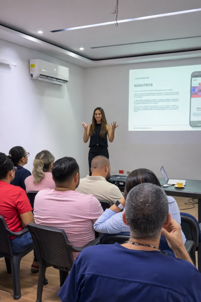 ACO DIGITAL MARKETING EN PRESENTACIÓN A EMPRESA