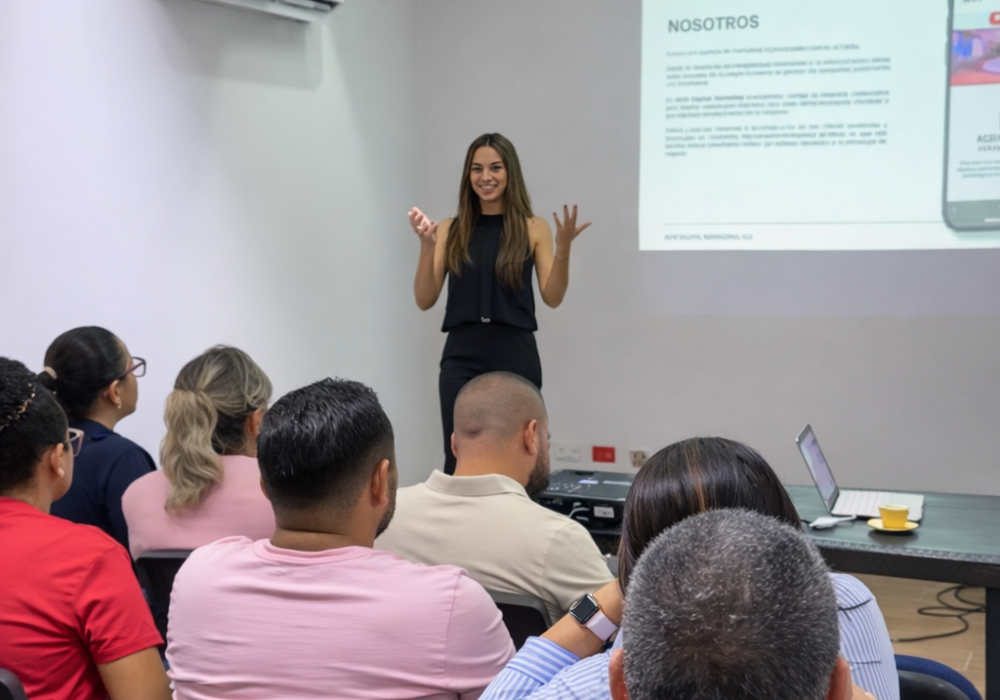 ACO DIGITAL MARKETING EN PRESENTACIÓN A EMPRESA